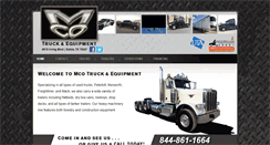 Desktop Screenshot of mco-trucks.com