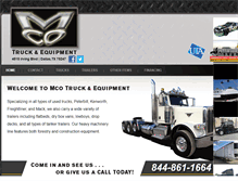 Tablet Screenshot of mco-trucks.com